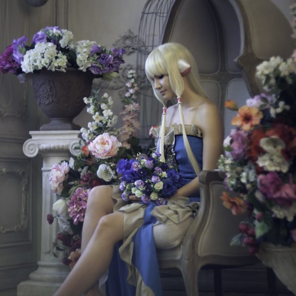 cosplay, clamp, manga, cosplaygirl, flowers