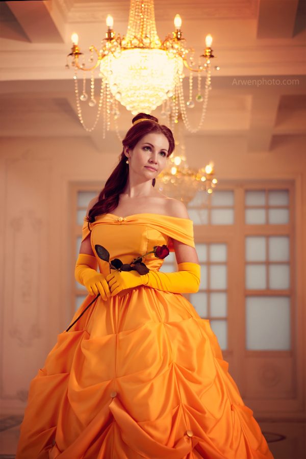 Beauty and the Beast belle disney cosplay ball gown cosplaygirl