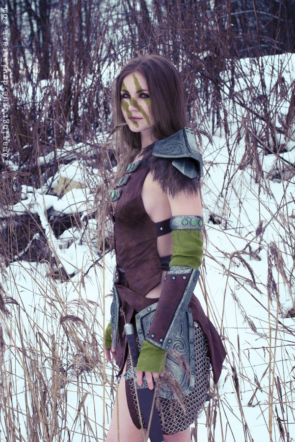 cosplay cosplaygirl tesv aela the huntress amazingrogue nord